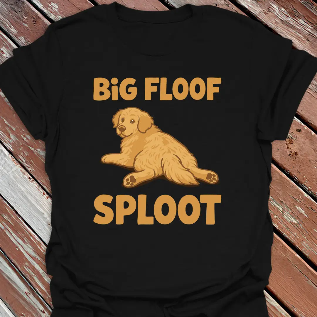 Big Floof Sploot T-Shirt - Dog Graphic Tee - Gift for Dog Lovers - Unisex