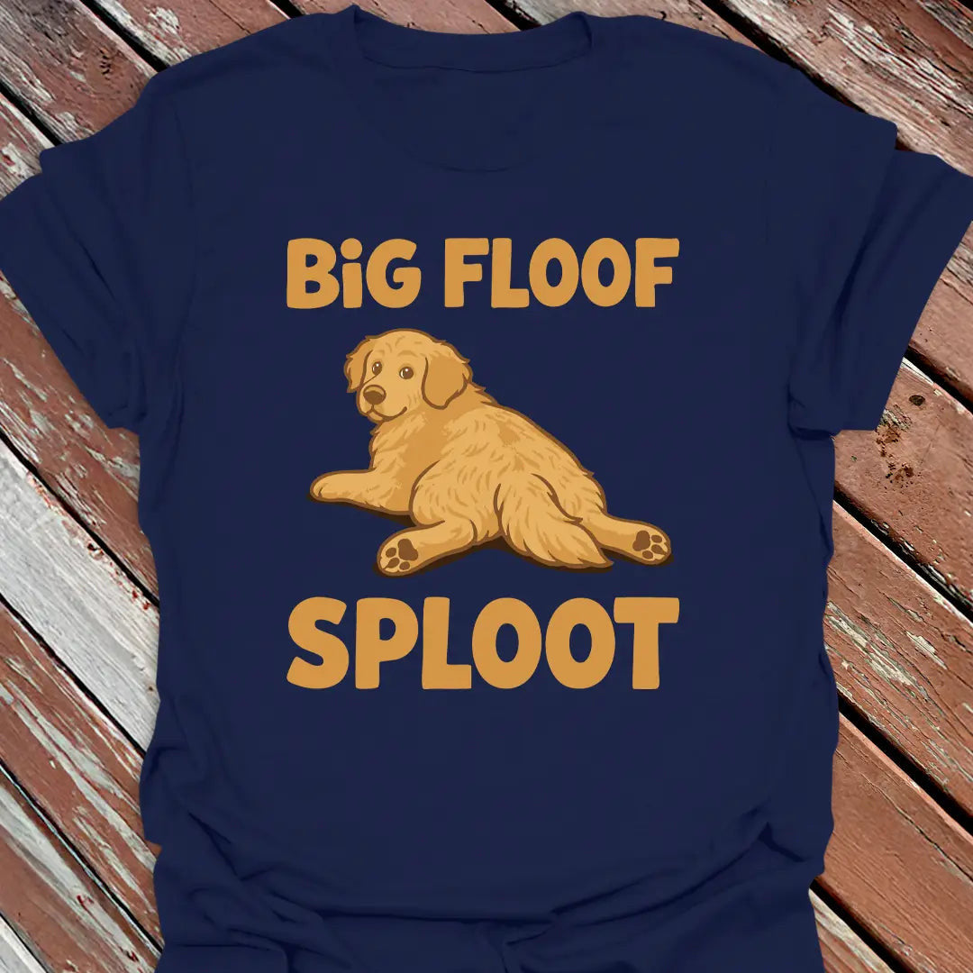 Big Floof Sploot T-Shirt - Dog Graphic Tee - Gift for Dog Lovers - Unisex