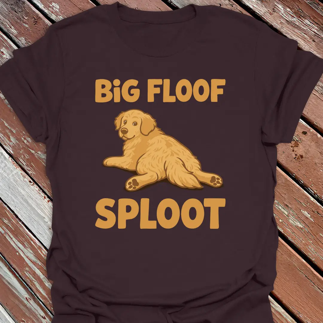 Big Floof Sploot T-Shirt - Dog Graphic Tee - Gift for Dog Lovers - Unisex