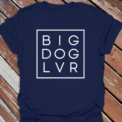 Big Dog Lover Boxed T-Shirt - Graphic Tee - Gift for Dog Lovers - Unisex