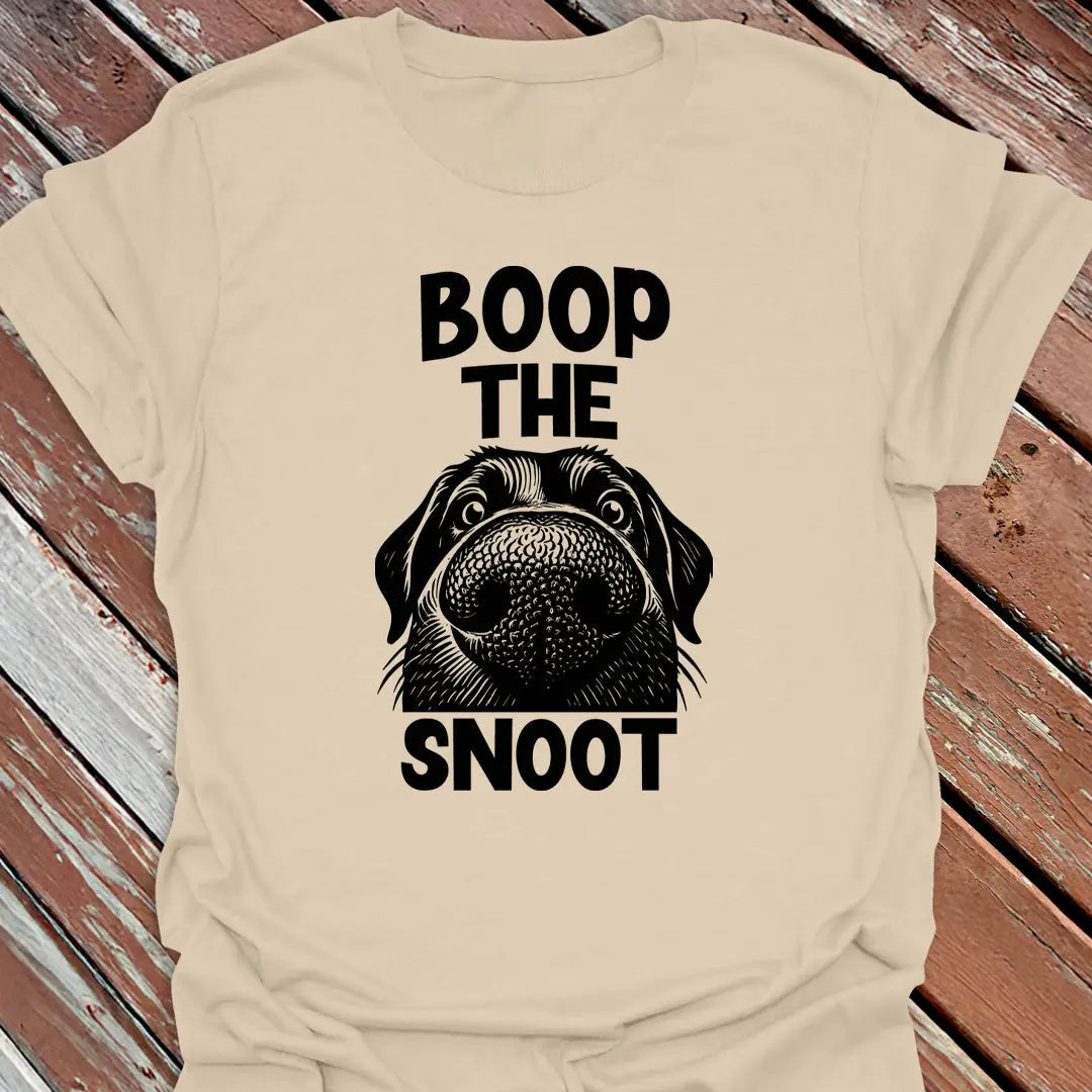 Boop The Snoot T-Shirt - Dog Graphic Tee - Gift for Dog Lovers - Unisex
