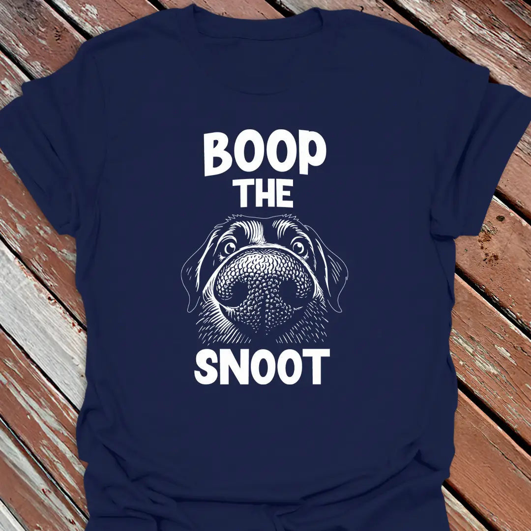 Boop The Snoot T-Shirt - Dog Graphic Tee - Gift for Dog Lovers - Unisex