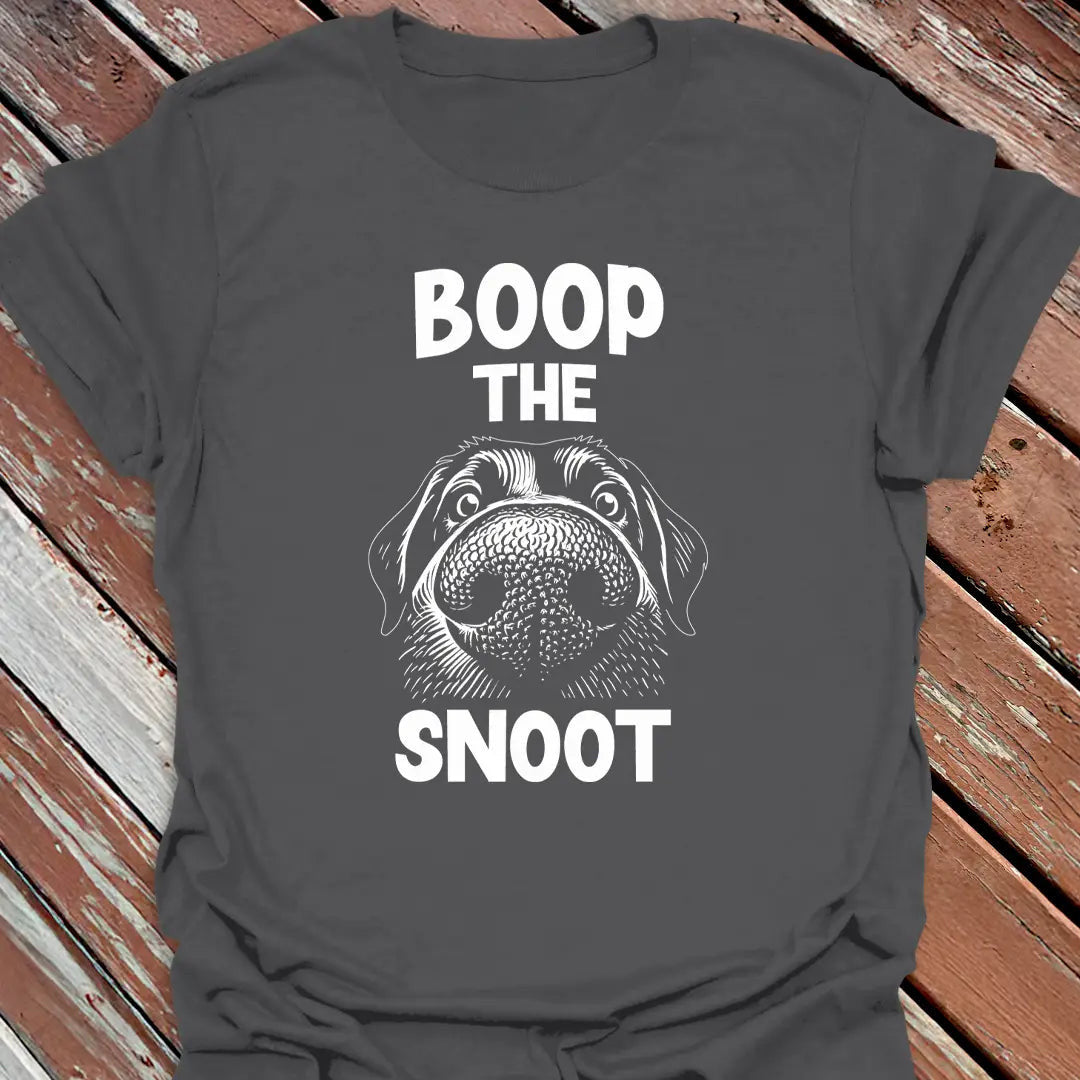 Boop The Snoot T-Shirt - Dog Graphic Tee - Gift for Dog Lovers - Unisex