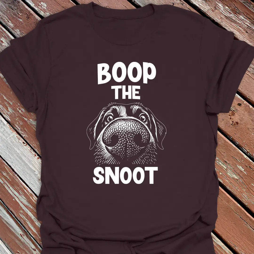 Boop The Snoot T-Shirt - Dog Graphic Tee - Gift for Dog Lovers - Unisex