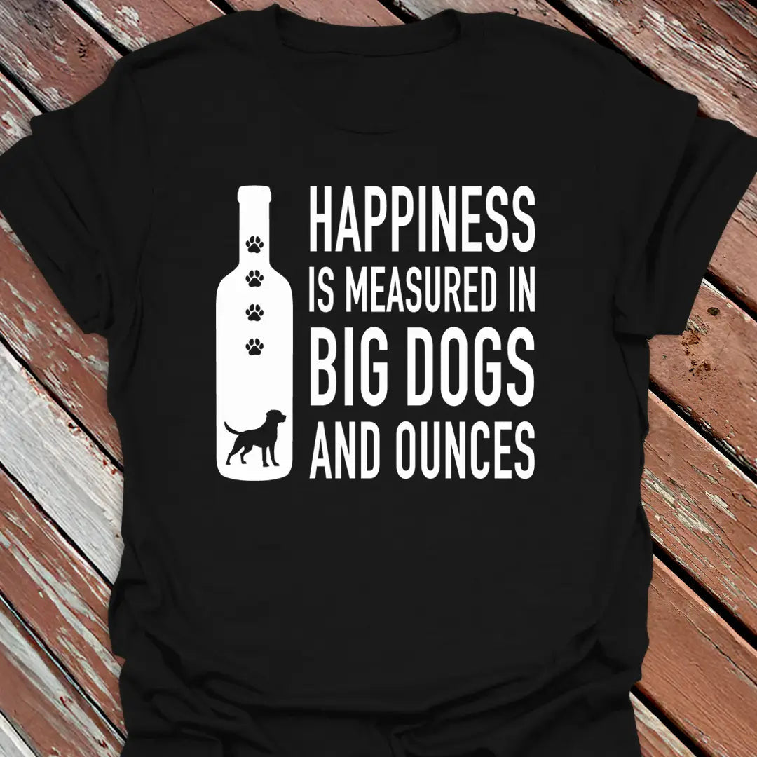 Big Dogs & Ounces T-Shirt - Dog Graphic Tee - Gift for Dog Lovers - Unisex