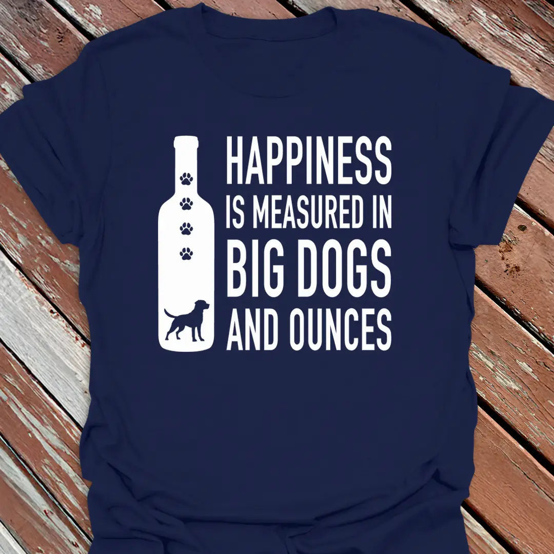 Big Dogs & Ounces T-Shirt - Dog Graphic Tee - Gift for Dog Lovers - Unisex