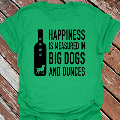 Big Dogs & Ounces T-Shirt - Dog Graphic Tee - Gift for Dog Lovers - Unisex