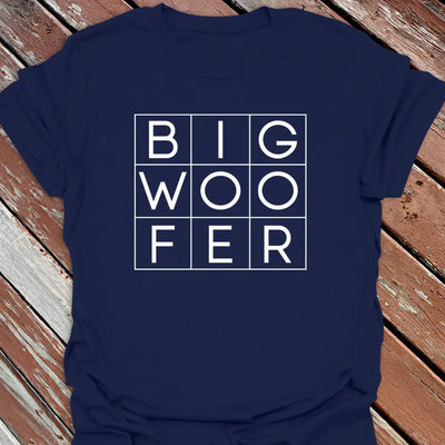 Big Woofer Boxed T-Shirt - Dog Graphic Tee - Gift for Dog Lovers - Unisex