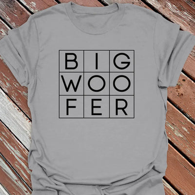 Big Woofer Boxed T-Shirt - Dog Graphic Tee - Gift for Dog Lovers - Unisex