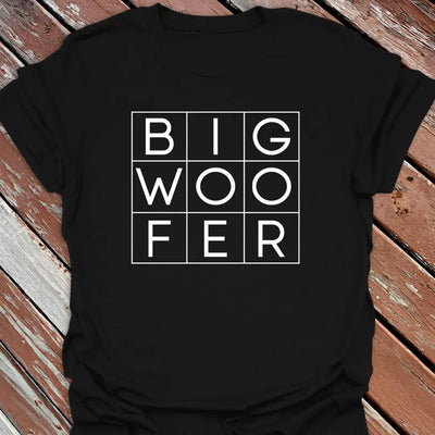 Big Woofer Boxed T-Shirt - Dog Graphic Tee - Gift for Dog Lovers - Unisex