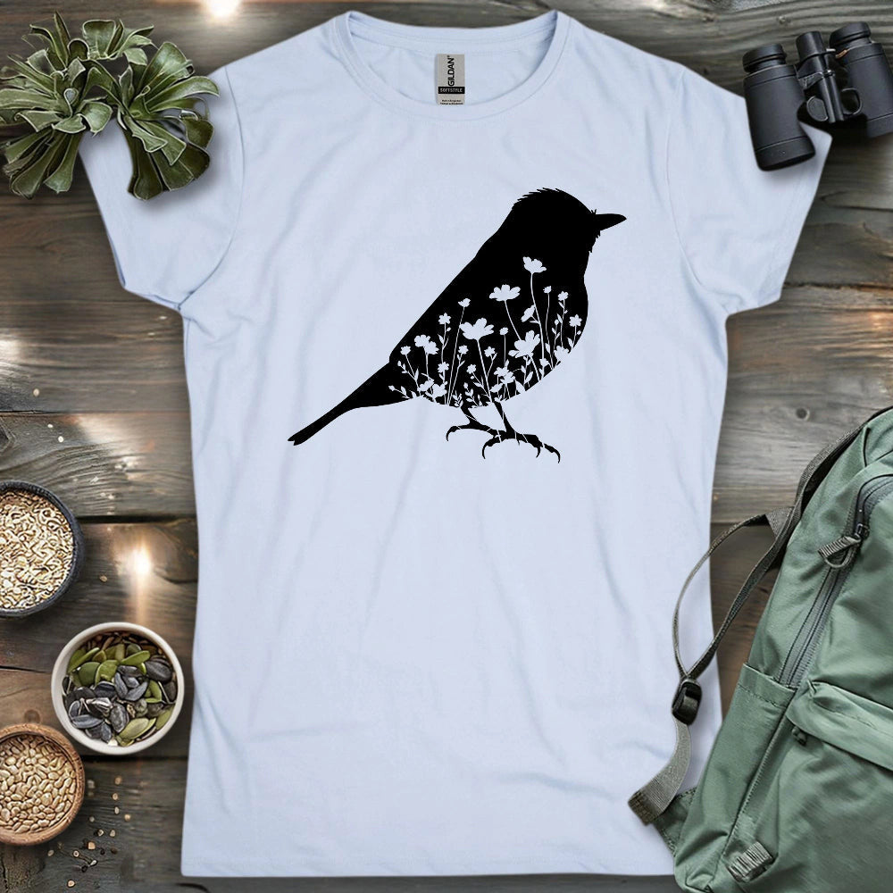 Nature Within Women's T-Shirt - Bird Graphic Tee - Gift for Bird Lovers