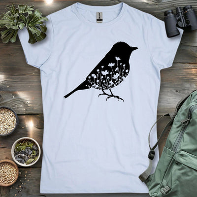 Nature Within Women's T-Shirt - Bird Graphic Tee - Gift for Bird Lovers