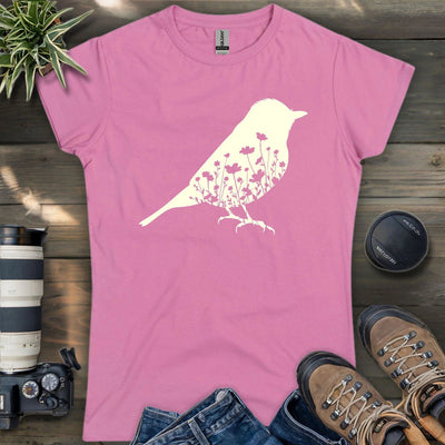 Nature Within Women's T-Shirt - Bird Graphic Tee - Gift for Bird Lovers