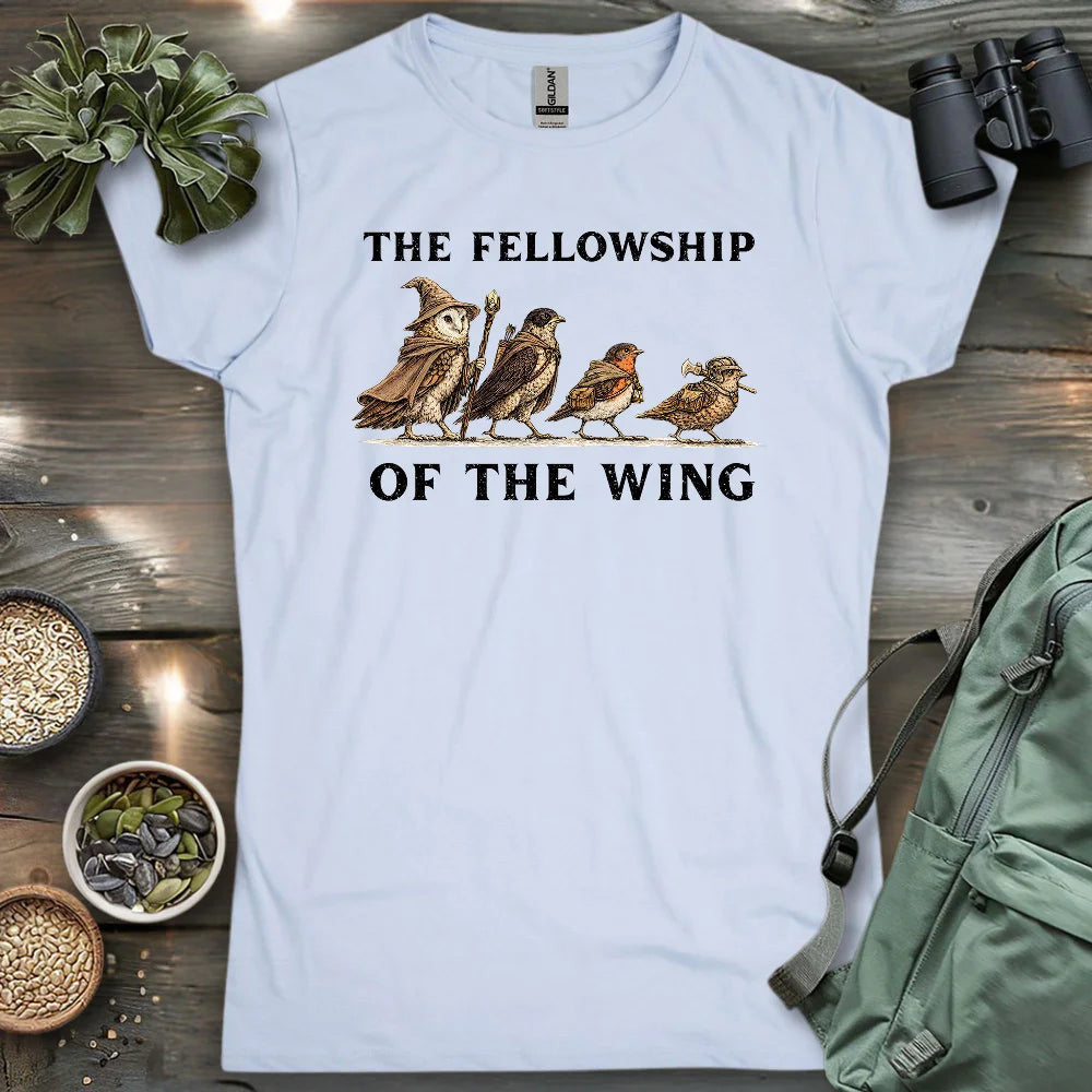 Fellowship Of The Wing Women's T-Shirt - Bird Graphic Tee - Gift for Bird Lovers