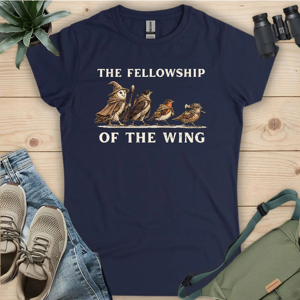 Fellowship Of The Wing Women's T-Shirt - Bird Graphic Tee - Gift for Bird Lovers