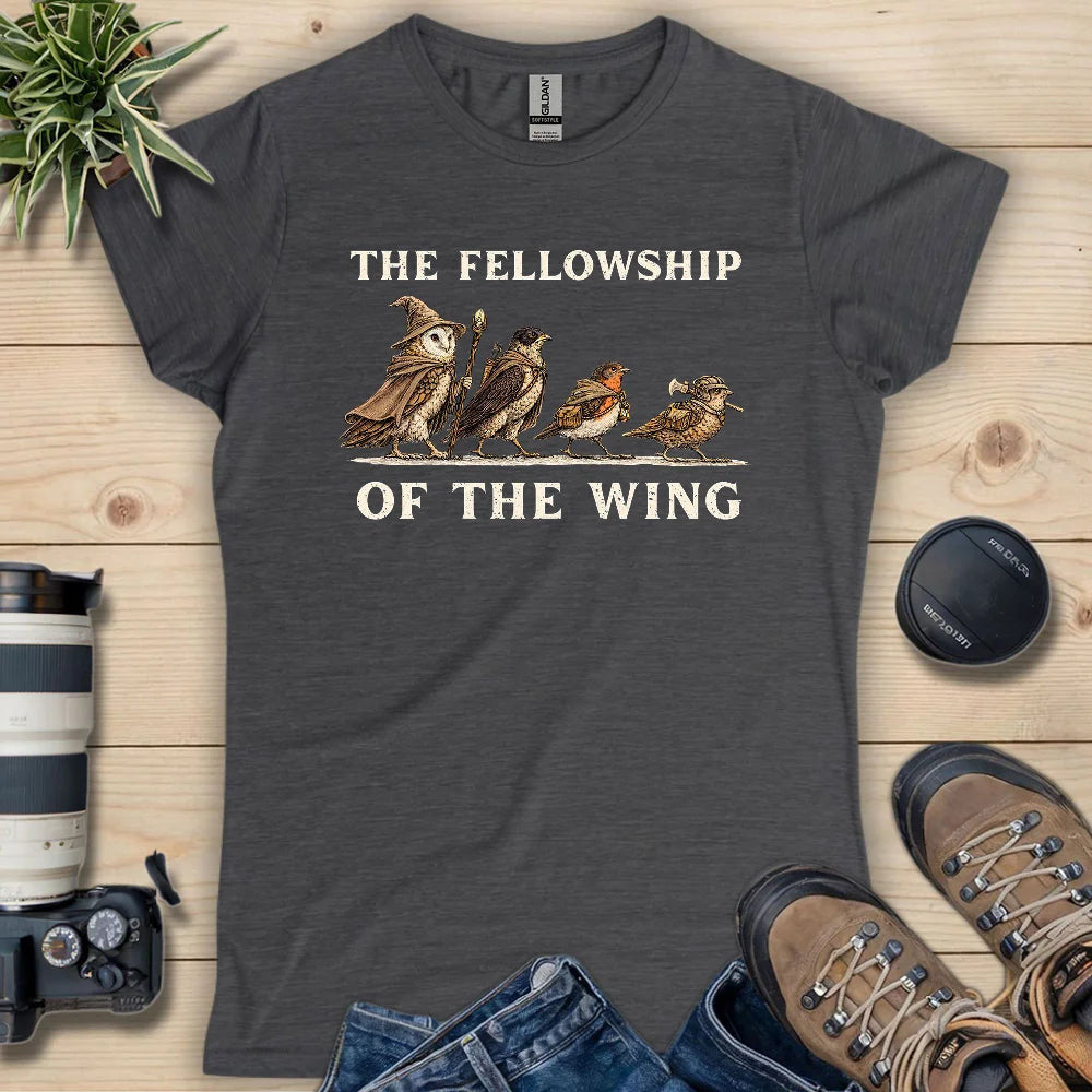 Fellowship Of The Wing Women's T-Shirt - Bird Graphic Tee - Gift for Bird Lovers