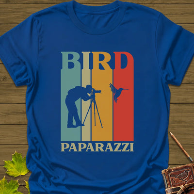Bird Paparazzi T-Shirt - Graphic Tee - Gift for Bird Lovers - Unisex
