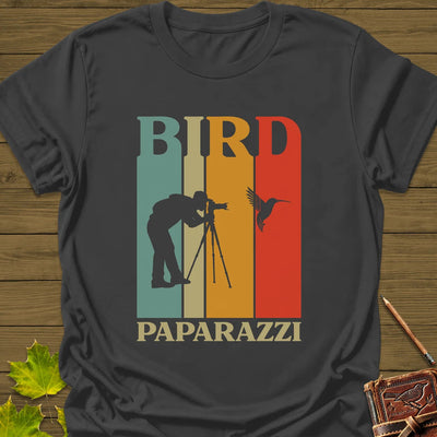 Bird Paparazzi T-Shirt - Graphic Tee - Gift for Bird Lovers - Unisex
