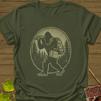 Bigfoot Birder T-Shirt - Bird Graphic Tee - Gift for Bird Lovers - Unisex