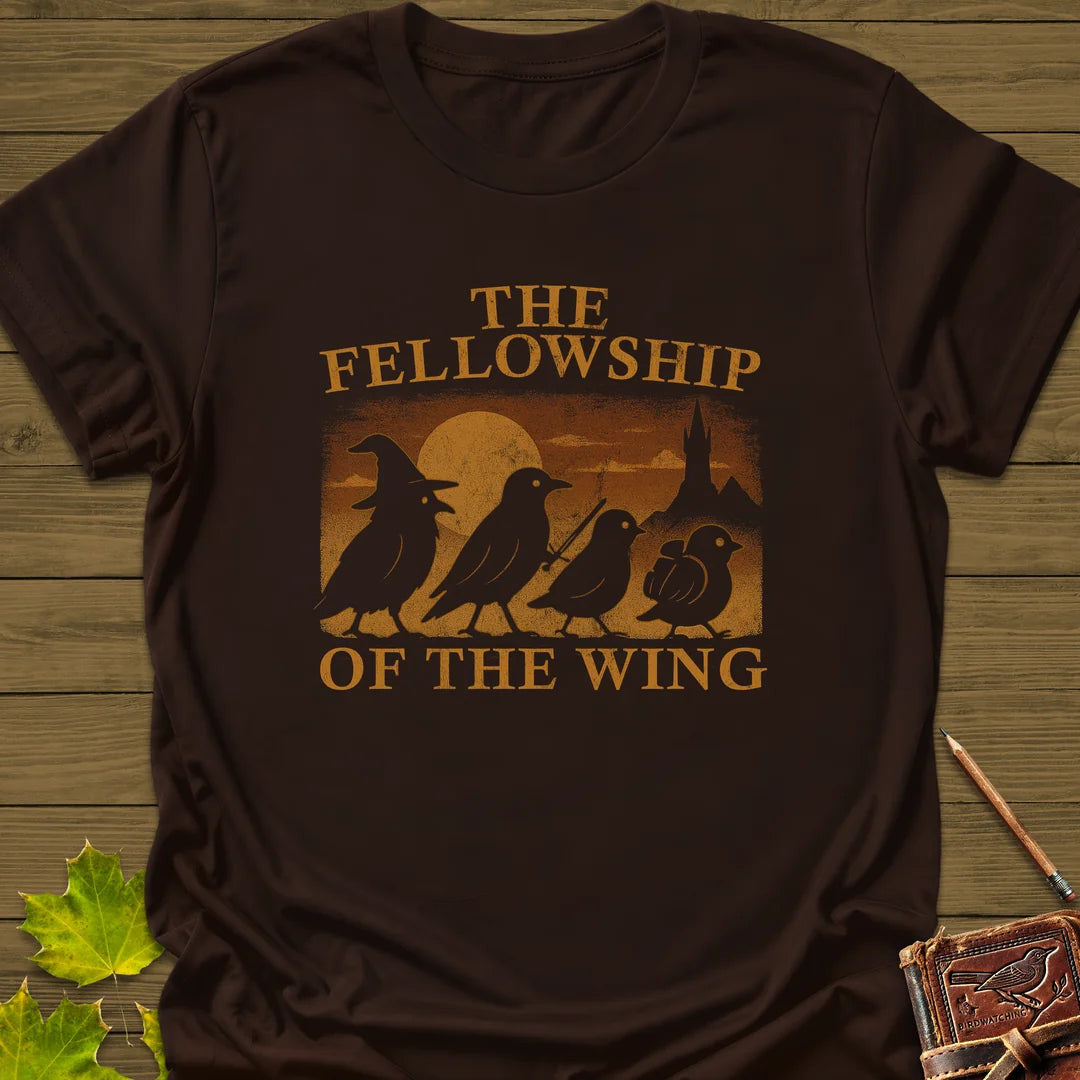 Fellowship Of The Wing T-Shirt - Bird Graphic Tee - Gift for Bird Lovers - Unisex