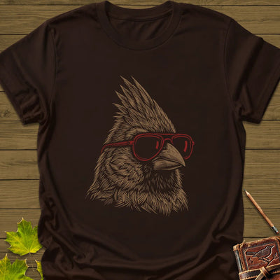 Cool Cardinal T-Shirt - Bird Graphic Tee - Gift for Bird Lovers - Unisex