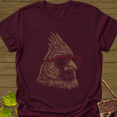 Cool Cardinal T-Shirt - Bird Graphic Tee - Gift for Bird Lovers - Unisex