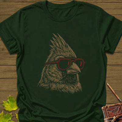 Cool Cardinal T-Shirt - Bird Graphic Tee - Gift for Bird Lovers - Unisex
