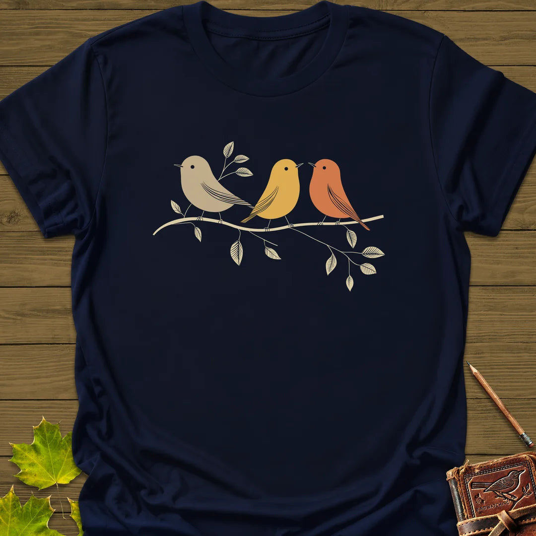 Branch Buddies T-Shirt - Bird Graphic Tee - Gift for Bird Lovers - Unisex