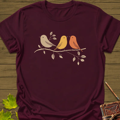 Branch Buddies T-Shirt - Bird Graphic Tee - Gift for Bird Lovers - Unisex