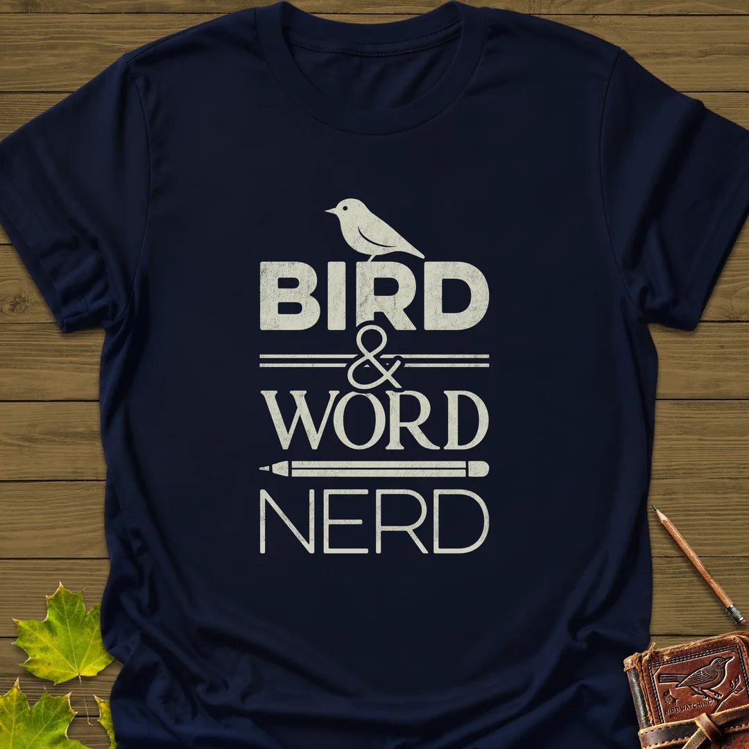 Bird Word Nerd T-Shirt - Graphic Tee - Gift for Bird Lovers - Unisex