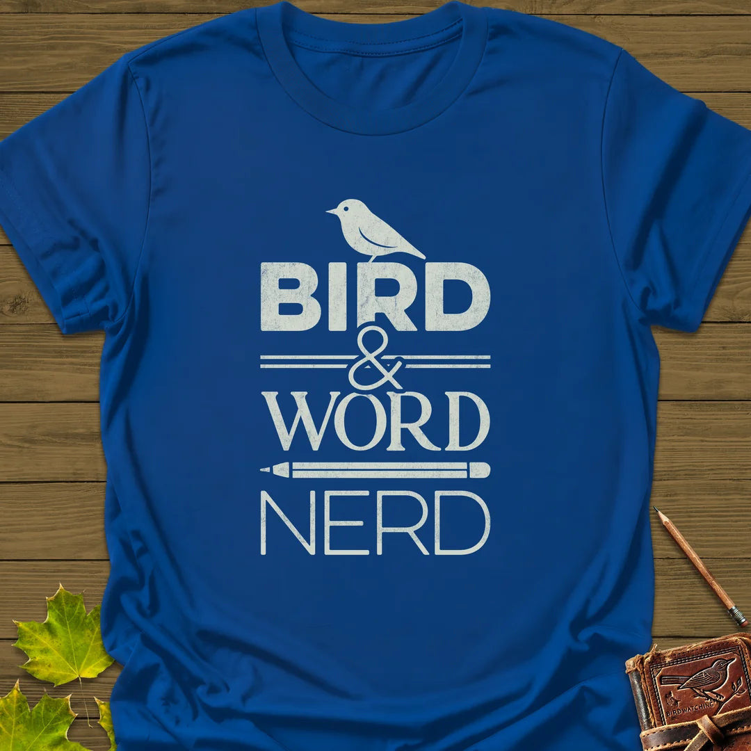 Bird Word Nerd T-Shirt - Graphic Tee - Gift for Bird Lovers - Unisex