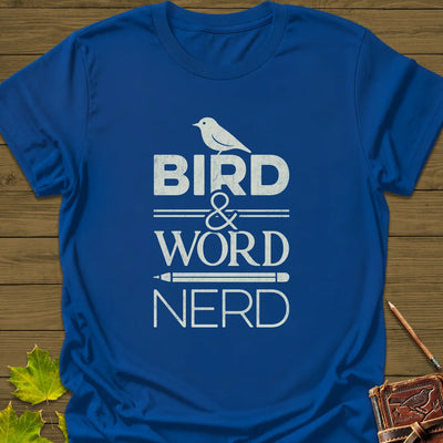 Bird Word Nerd T-Shirt - Graphic Tee - Gift for Bird Lovers - Unisex