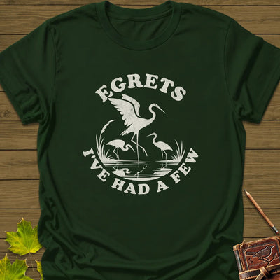 Egret Bird Pun T-Shirt - Graphic Tee - Gift for Bird Lovers - Unisex
