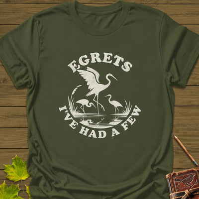 Egret Bird Pun T-Shirt - Graphic Tee - Gift for Bird Lovers - Unisex