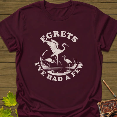 Egret Bird Pun T-Shirt - Graphic Tee - Gift for Bird Lovers - Unisex