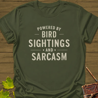 Birds and Sarcasm T-Shirt - Bird Graphic Tee - Gift for Bird Lovers - Unisex