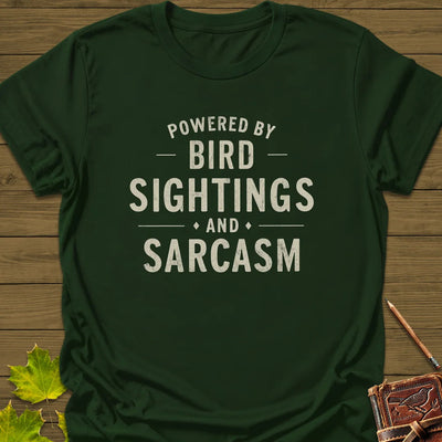 Birds and Sarcasm T-Shirt - Bird Graphic Tee - Gift for Bird Lovers - Unisex
