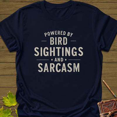 Birds and Sarcasm T-Shirt - Bird Graphic Tee - Gift for Bird Lovers - Unisex