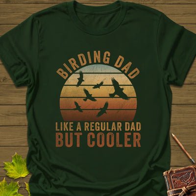 Cool Birding Dad T-Shirt - Bird Graphic Tee - Gift for Bird Lovers - Unisex