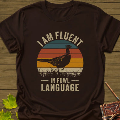 Fowl Language T-Shirt - Bird Graphic Tee - Gift for Bird Lovers - Unisex