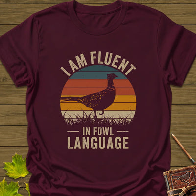 Fowl Language T-Shirt - Bird Graphic Tee - Gift for Bird Lovers - Unisex