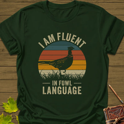 Fowl Language T-Shirt - Bird Graphic Tee - Gift for Bird Lovers - Unisex