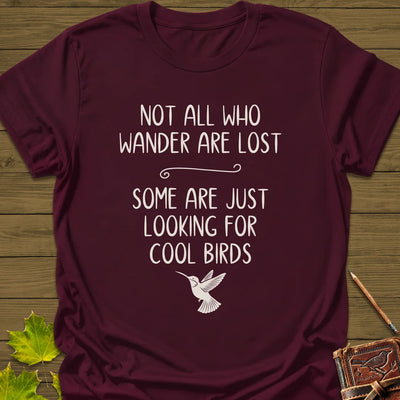 Cool Birds T-Shirt - Bird Graphic Tee - Gift for Bird Lovers - Unisex