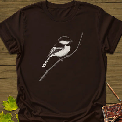 Black-Capped Chickadee T-Shirt - Bird Graphic Tee - Gift for Bird Lovers - Unisex