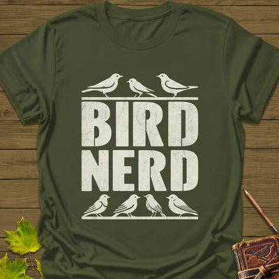 Bird Nerd T-Shirt - Graphic Tee - Gift for Bird Lovers - Unisex
