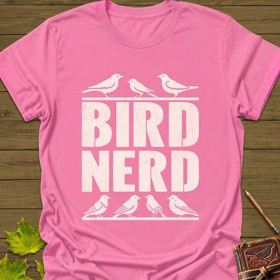 Bird Nerd T-Shirt - Graphic Tee - Gift for Bird Lovers - Unisex