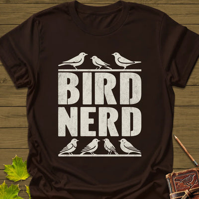 Bird Nerd T-Shirt - Graphic Tee - Gift for Bird Lovers - Unisex