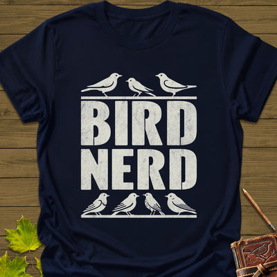 Bird Nerd T-Shirt - Graphic Tee - Gift for Bird Lovers - Unisex