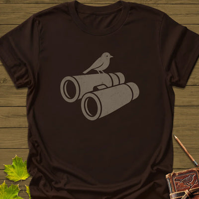 Bird on Bins T-Shirt - Graphic Tee - Gift for Bird Lovers - Unisex