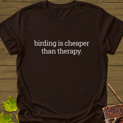 Birding Therapy T-Shirt - Bird Graphic Tee - Gift for Bird Lovers - Unisex